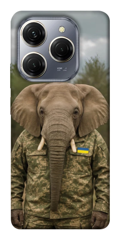 Чохол на TECNO Spark 20 Pro Слон захисник фото 1 з 1