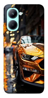 Чохол на Realme C33 Golden sports car фото 1 з 1