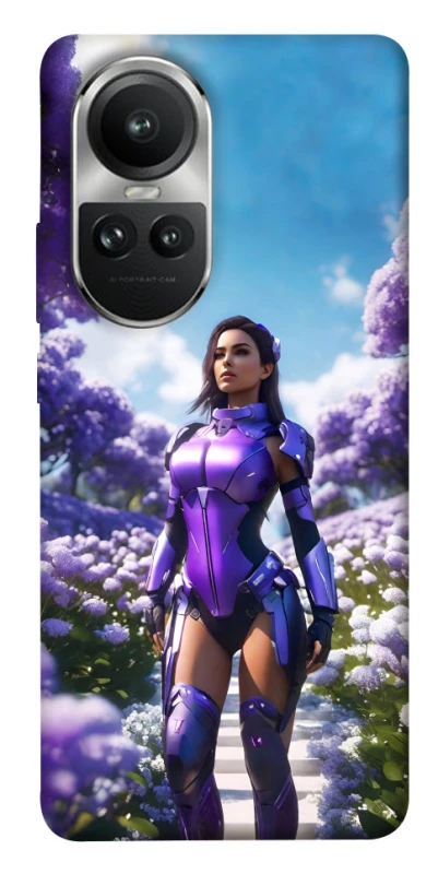 Чохол на Oppo Reno 10 Cyber space girl ver.4 фото 1 з 1