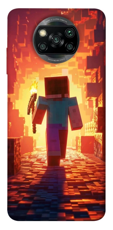 Чохол на Xiaomi Poco X3 NFC / Poco X3 Pro Minecraft adventure фото 1 з 1