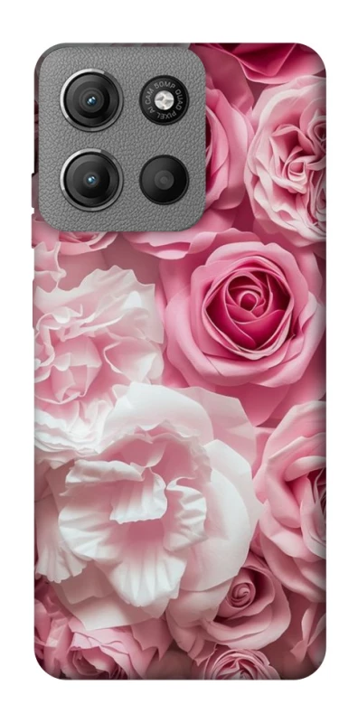 Чохол на Motorola Moto G15 4G Рожеві Квіти фото 1 з 1