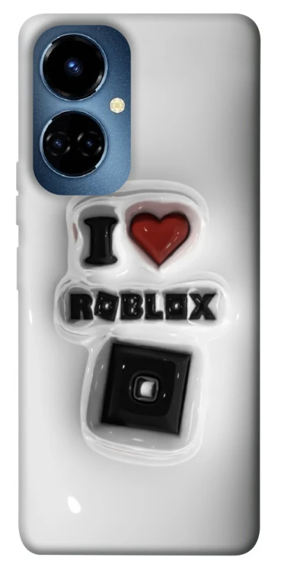 Чохол на TECNO Camon 19 I love Roblox фото 1 з 1