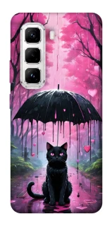 Чехол на Infinix Hot 50 Pro Black cat фото 1 из 1