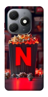 Чехол на TECNO Spark 20 Netflix and popcorn фото 1 из 1