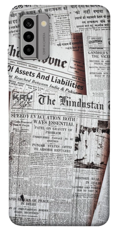 Чехол на Nokia G22 Газеты фото 1 из 1