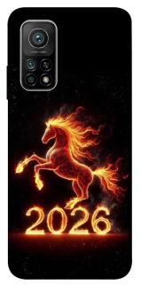 Чехол на Xiaomi Mi 10T Red Fire Horse ver.1 фото 1 из 1