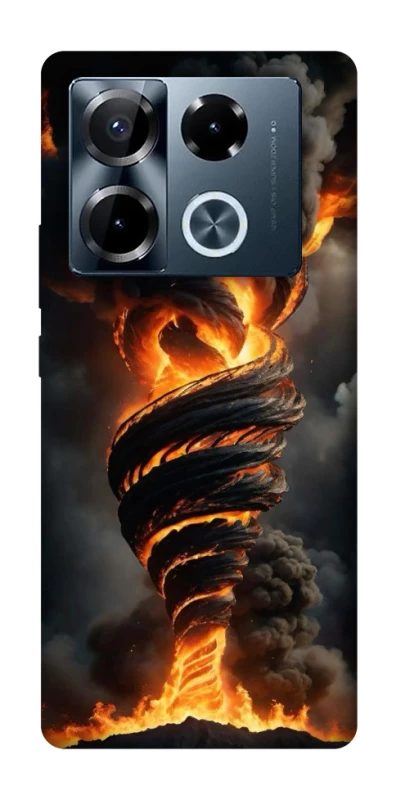 Чехол на Infinix Note 40 Pro 4G Огненный торнадо фото 1 из 1