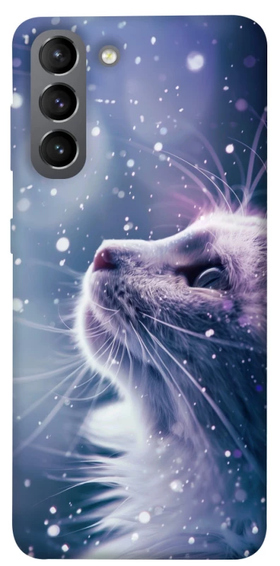 Чехол на Samsung Galaxy S21 Snow cat фото 1 из 1