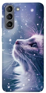 Чехол на Samsung Galaxy S21 Snow cat фото 1 из 1