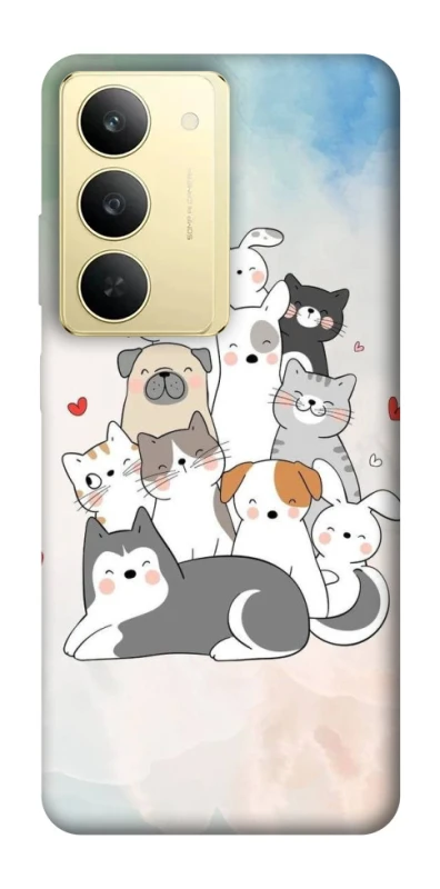 Чохол на Realme 14x Funny Pets ver.2 фото 1 з 1