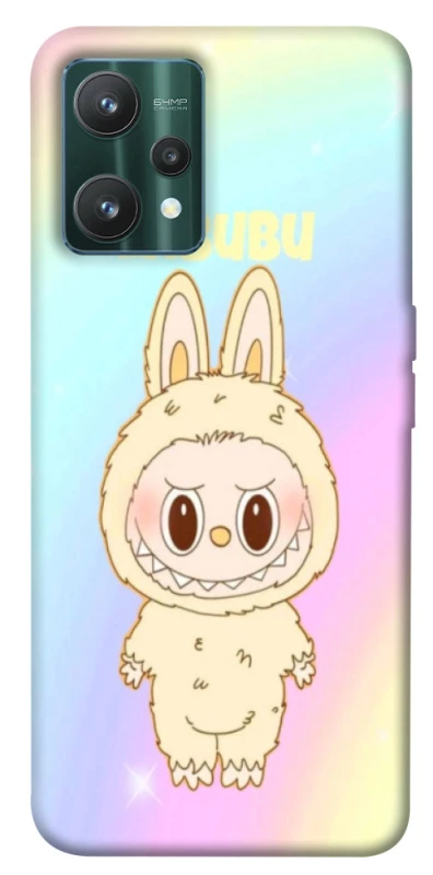 Чехол на Realme 9 Pro Fluffy Rainbow Labubu фото 1 из 1