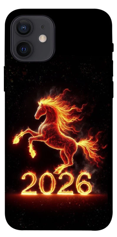 Чохол на Apple iPhone 12 (6.1") Red Fire Horse ver.1 фото 1 з 1