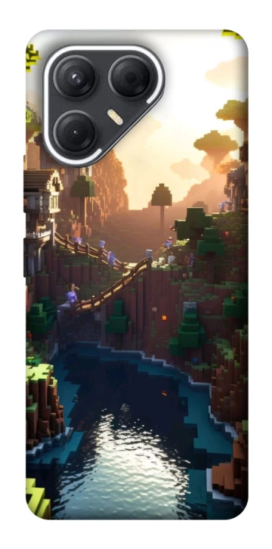 Чохол на TECNO Pova 7 Minecraft sunset фото 1 з 1