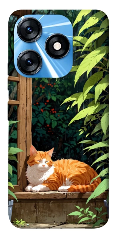 Чохол на TECNO Spark 10 red cat фото 1 з 1