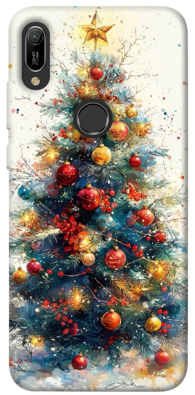 Чехол на Huawei Y6 (2019) Новогодний v36 фото 1 из 1