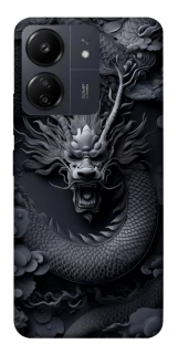 Чехол на Xiaomi Poco C65 black dragon фото 1 из 1