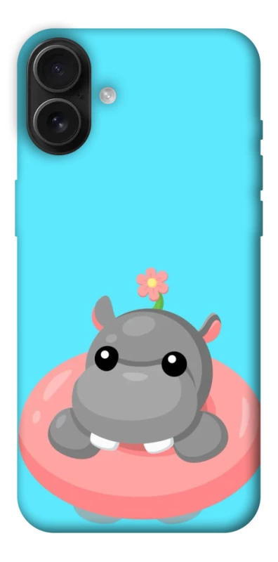 Чохол на Apple iPhone 16 Plus Adopt Me Hippo Floatie фото 1 з 1