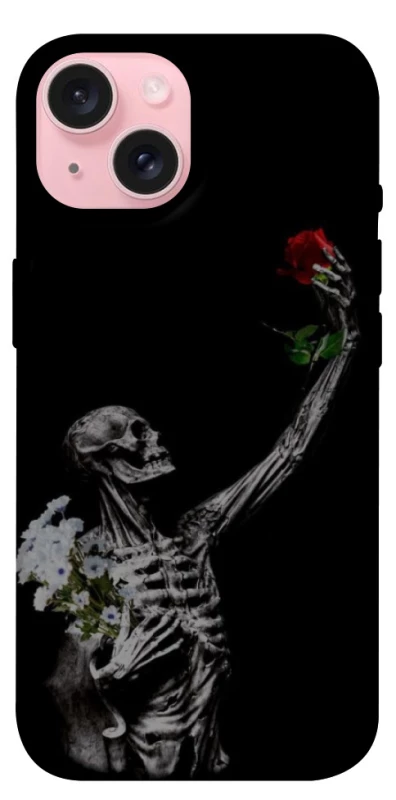 Чохол на Apple iPhone 15 (6.1") Skeleton vs Rose фото 1 з 1