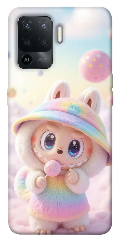 Чохол на Oppo Reno 5 Lite Candy Labubu фото 1 з 1