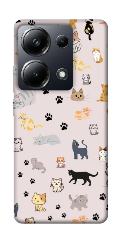 Чохол на Xiaomi Poco M6 Pro 4G Cat style ver.1 фото 1 з 1