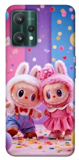 Чехол на Realme 9 Pro Labubu twins ver.3 фото 1 из 1