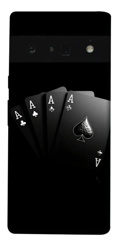 Чехол на Google Pixel 6 Pro Black Cards фото 1 из 1