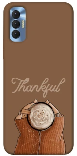 Чехол на TECNO Spark 8P Thankful coffee фото 1 из 1