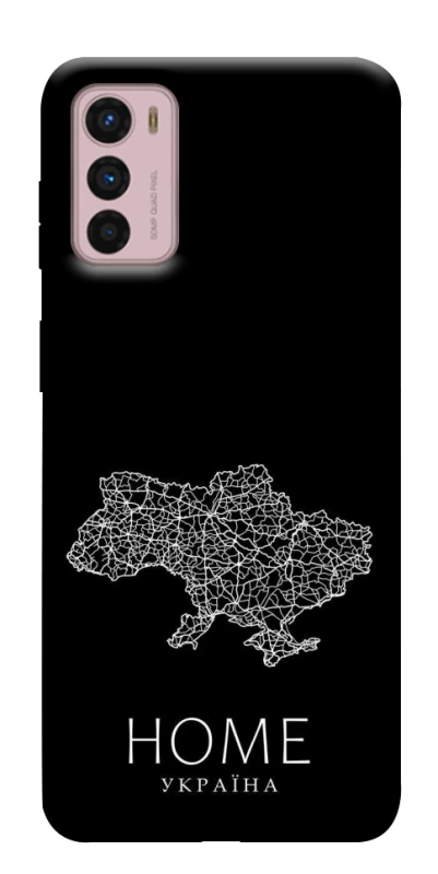 Чохол на Motorola Moto G42 Ukraine black map фото 1 з 1