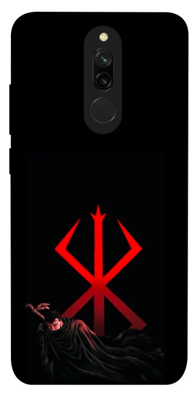 Чохол на Xiaomi Redmi 8 Berserk Red Logo фото 1 з 1