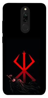Чохол на Xiaomi Redmi 8 Berserk Red Logo фото 1 з 1