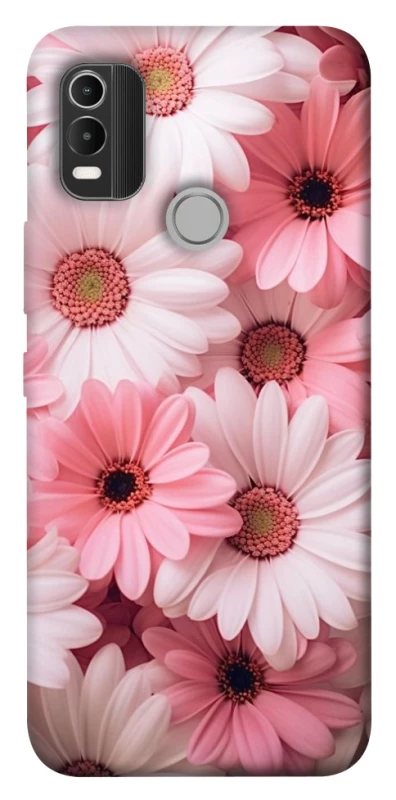 Чохол на Nokia C21 Plus Рожеві Квіти v2 фото 1 з 1