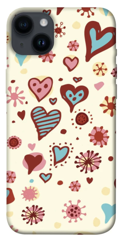 Чехол на Apple iPhone 14 Plus (6.7") Pretty hearts фото 1 из 1