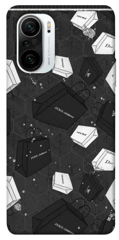 Чехол на Xiaomi Redmi K40 / K40 Pro / K40 Pro+ / Poco F3 Fashion collage ver.3 фото 1 из 1