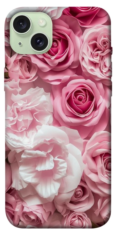 Чохол на Apple iPhone 15 Plus (6.7") Рожеві Квіти фото 1 з 1