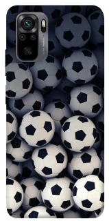 Чехол на Xiaomi Poco M5s Футбольные мячи фото 1 из 1