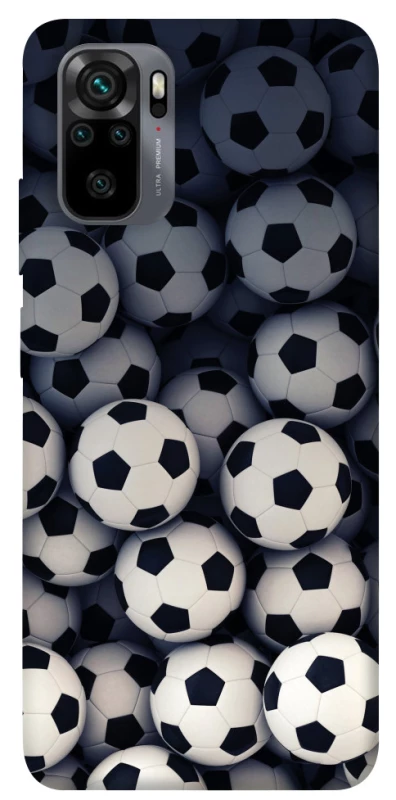 Чохол на Xiaomi Redmi Note 10 / Note 10s Футбольні м'ячи фото 1 з 1