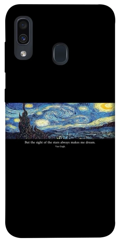 Чехол на Samsung Galaxy A20 / A30 Starry night Van Gogh фото 1 из 1