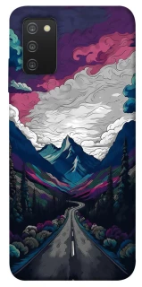 Чехол на Samsung Galaxy A03s Нарисованные горы фото 1 из 1