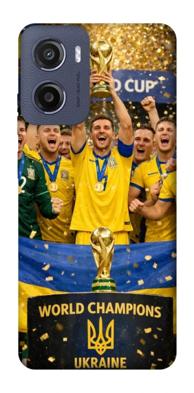 Чохол на Motorola Moto E15 UA-Football ver.5 фото 1 з 1