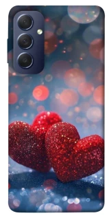 Чехол на Samsung Galaxy M54 5G Red hearts фото 1 из 1