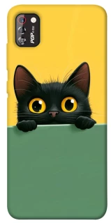 Чехол на TECNO POP 4 Pro Black cat v2 фото 1 из 1