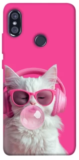 Чохол на Xiaomi Redmi Note 5 Pro / Note 5 (AI Dual Camera) Pink kitty фото 1 з 1