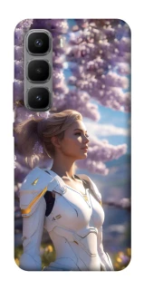 Чохол на Infinix Hot 60 Pro+ Cyber space girl ver.1 фото 1 з 1