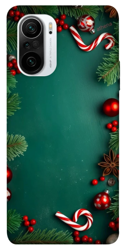 Чехол на Xiaomi Redmi K40 / K40 Pro / K40 Pro+ / Poco F3 Новогодний v35 фото 1 из 1