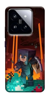 Чехол на Xiaomi 14 Pro Minecraft game adventure фото 1 из 1