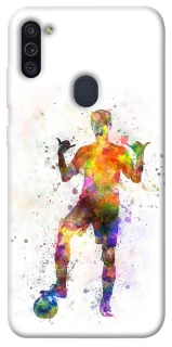 Чохол на Samsung Galaxy M11 Football Player v3 фото 1 з 1