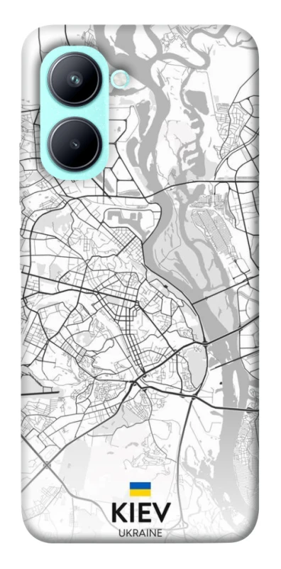 Чохол на Realme C33 Kiev white map фото 1 з 1