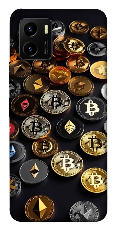 Чохол на Vivo Y15s Many coins фото 1 з 1