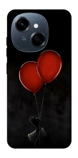 Чехол на TECNO Spark Go 1 Reds Balloons фото 1 из 1
