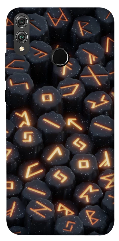 Чехол на Huawei Honor 8X Огненые руны фото 1 из 1